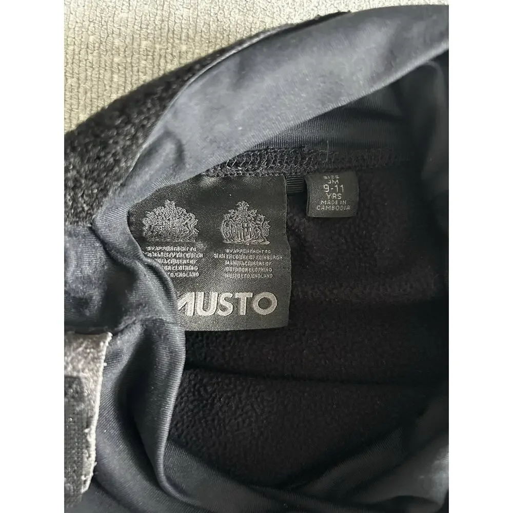 MUSTO Neoprene Top Boys Black Sailing Compress 9/11 Years